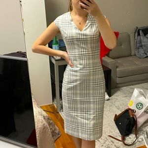 Babana Republic - Plaid Office Dress NWT